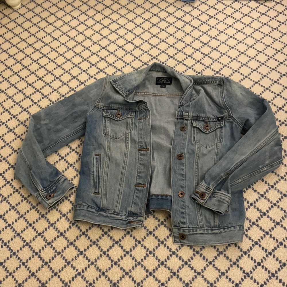 Light wash denim jacket from Lucky Brand